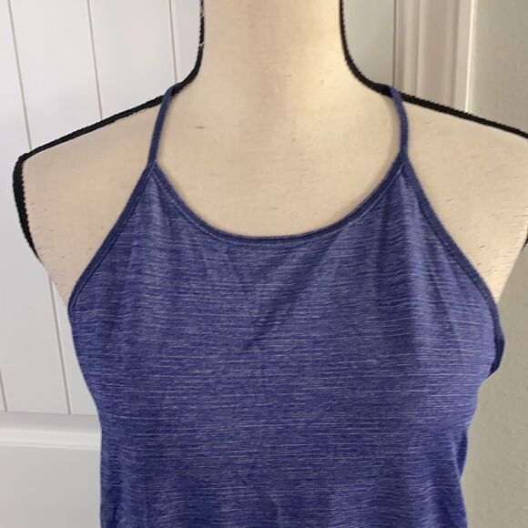 Lululemon Fast As Light Singlet Heathered Emperor Blue Size 10 - Picture 5 of 12